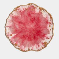 Подставка из смолы в технике PetriDish (Petri Art)